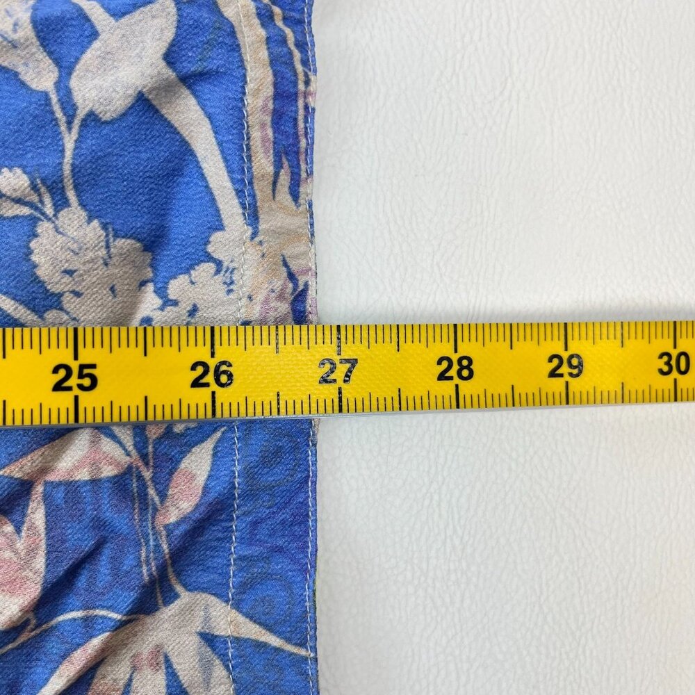 NWOT Johnny Was Anya Vest Floral Blue Open Front Hobo Chic Kimono Size S - Picture 13 of 14